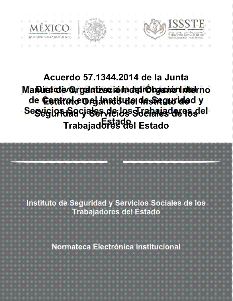 Estatuto Orgánico Del Instituto De Seguridad Y Servicios Sociales De